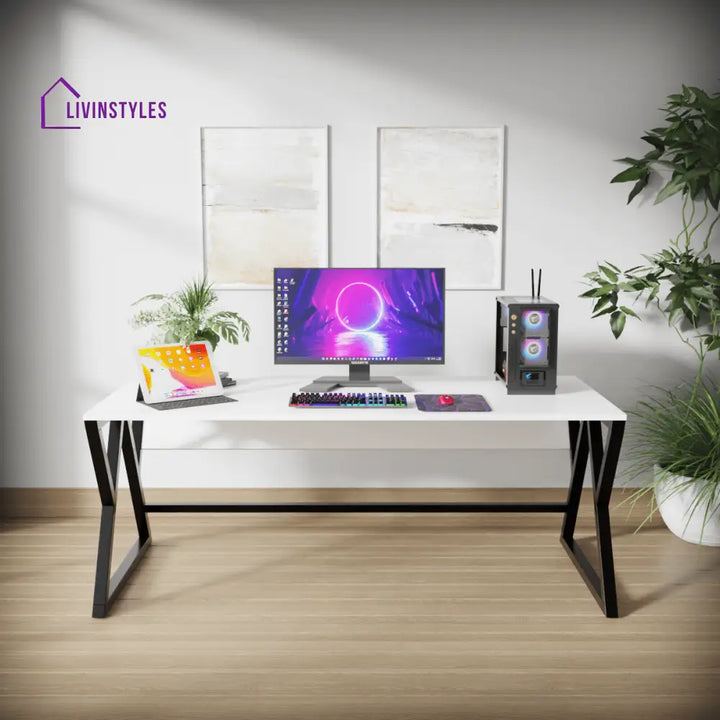 Daffodil Study Table | Computer Table | Study Table for Home - Art & Drafting Tables