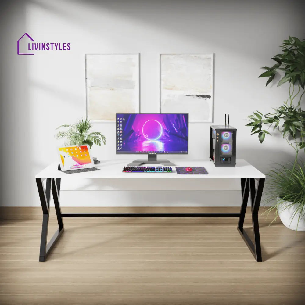 Daffodil Study Table | Computer Table | Study Table for Home - Art & Drafting Tables