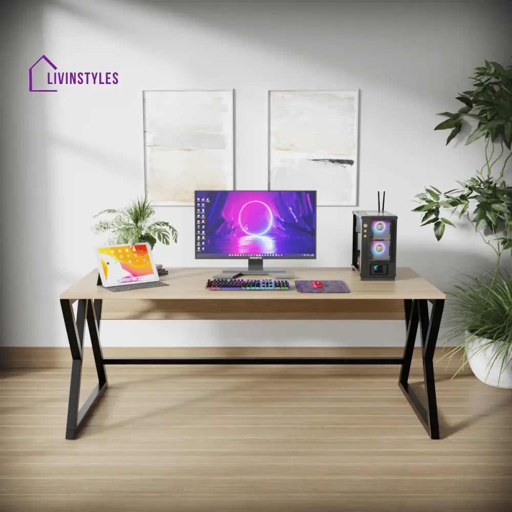 Daffodil Study Table | Computer Table | Study Table for Home - Art & Drafting Tables