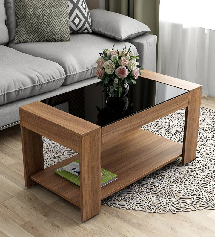 Omkarwood “LuxeEdge” Modern Coffee Table