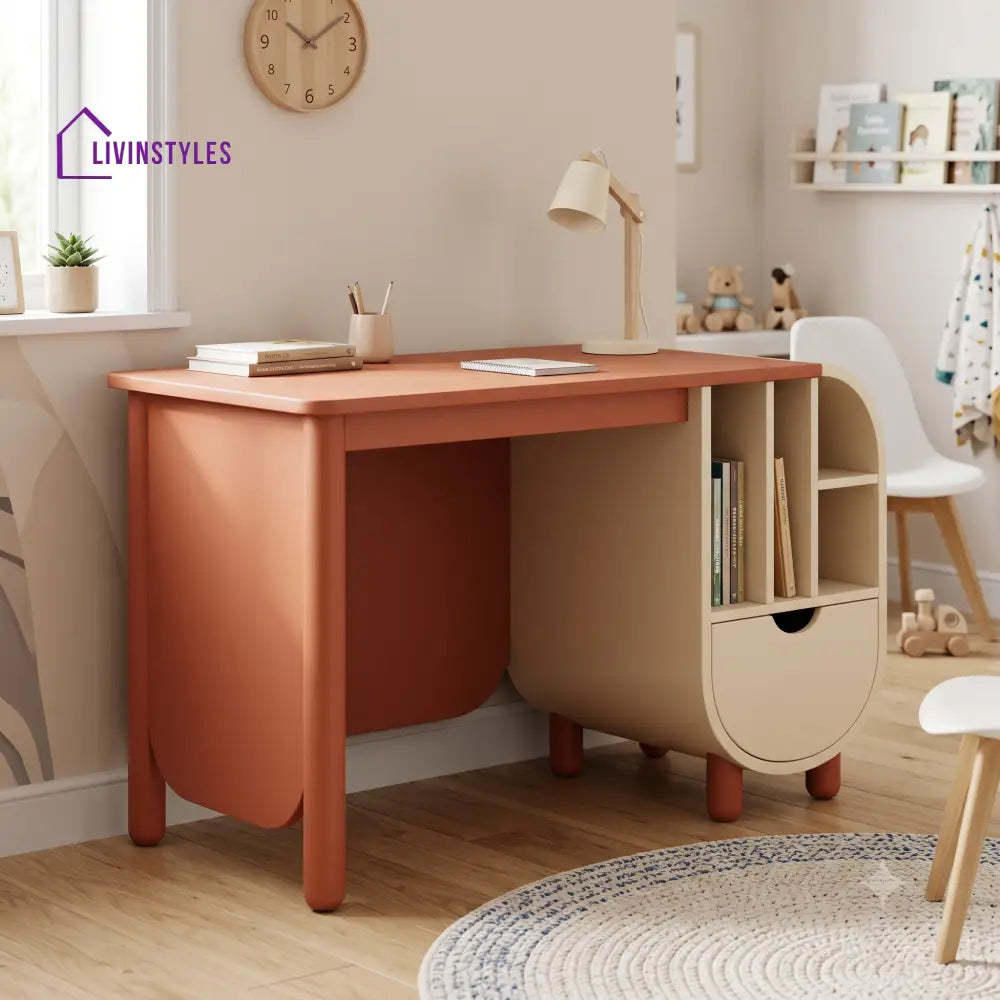 Dakshana Mango Wood Kids Study Table | Study Table for Kids
