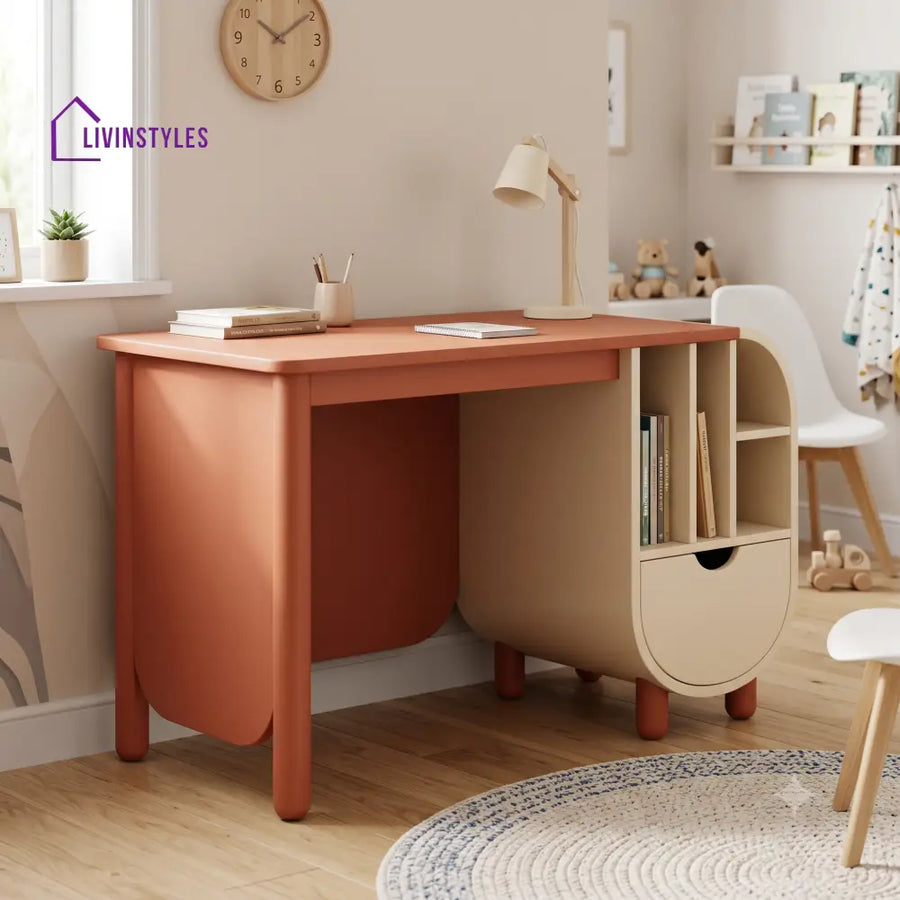 Dakshana Mango Wood Kids Study Table | Study Table for Kids