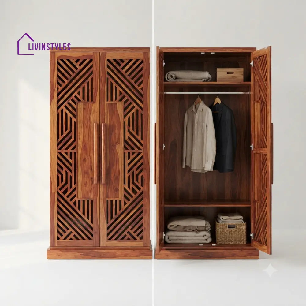 Dakshayani Wooden Wardrobe for Clothes | Cupboard for Clothes