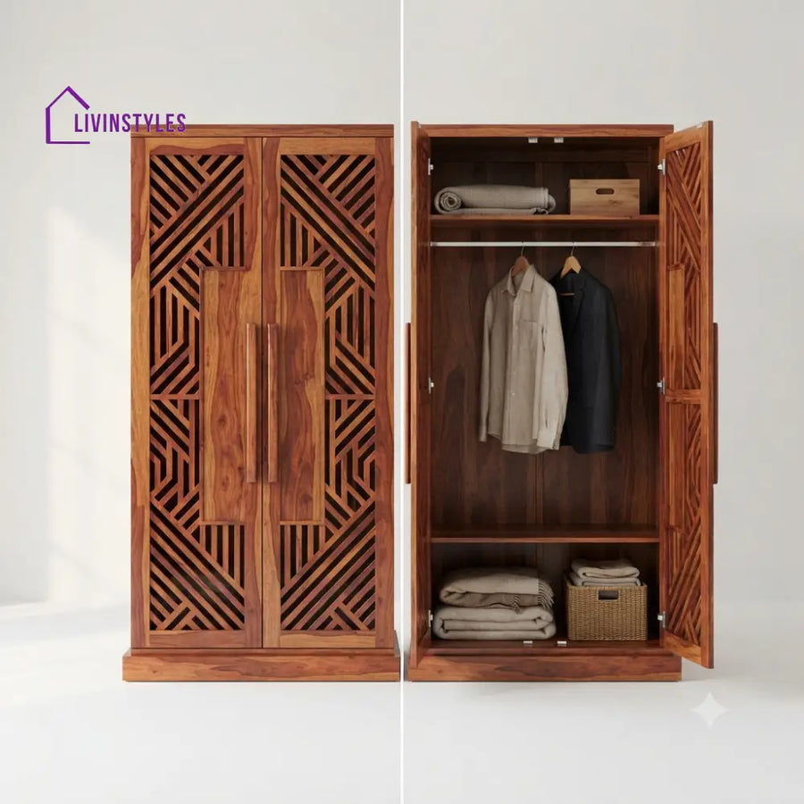 Dakshayani Wooden Wardrobe for Clothes | Cupboard for Clothes