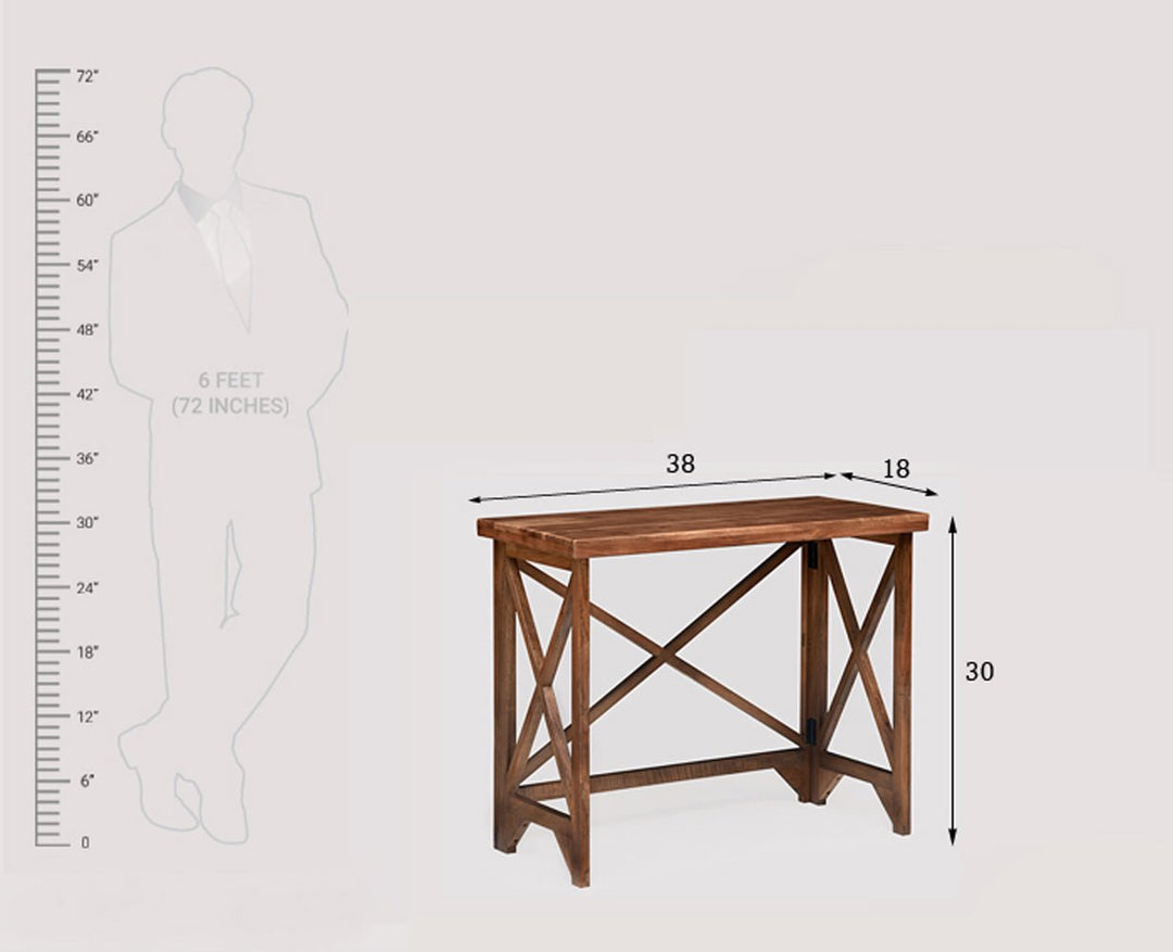 Ariana Solid Wood Study Table Cum Console Table