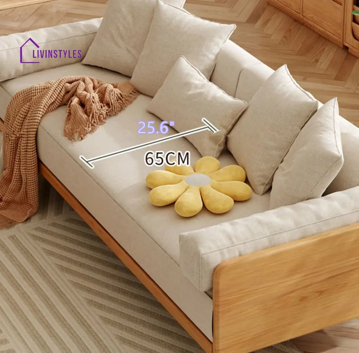 Japandi Solid Wood Frame Sofa Bed SOFA BED