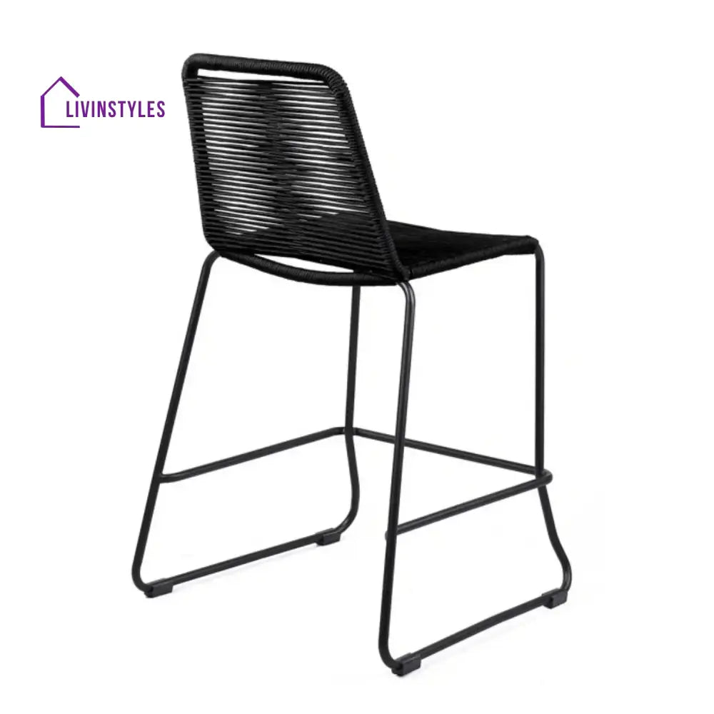 Damini 2-Piece Outdoor Rope Bar Chairs – Stylish Comfort Built to Last - Bar Chairs