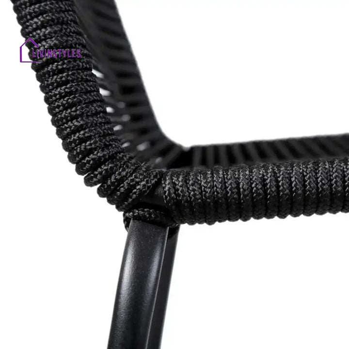 Damini 2-Piece Outdoor Rope Bar Chairs – Stylish Comfort Built to Last - Bar Chairs