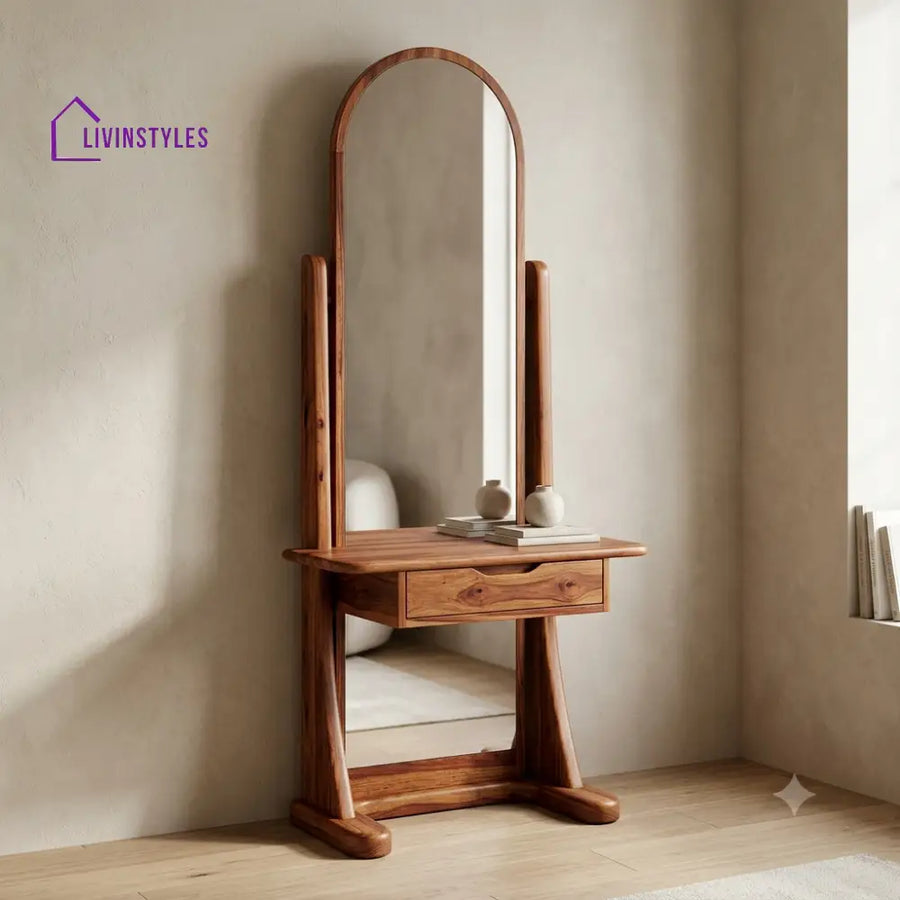 Daniel Premium Solid Wood Dressing Table for Bedroom | New Designer Dressing Unit