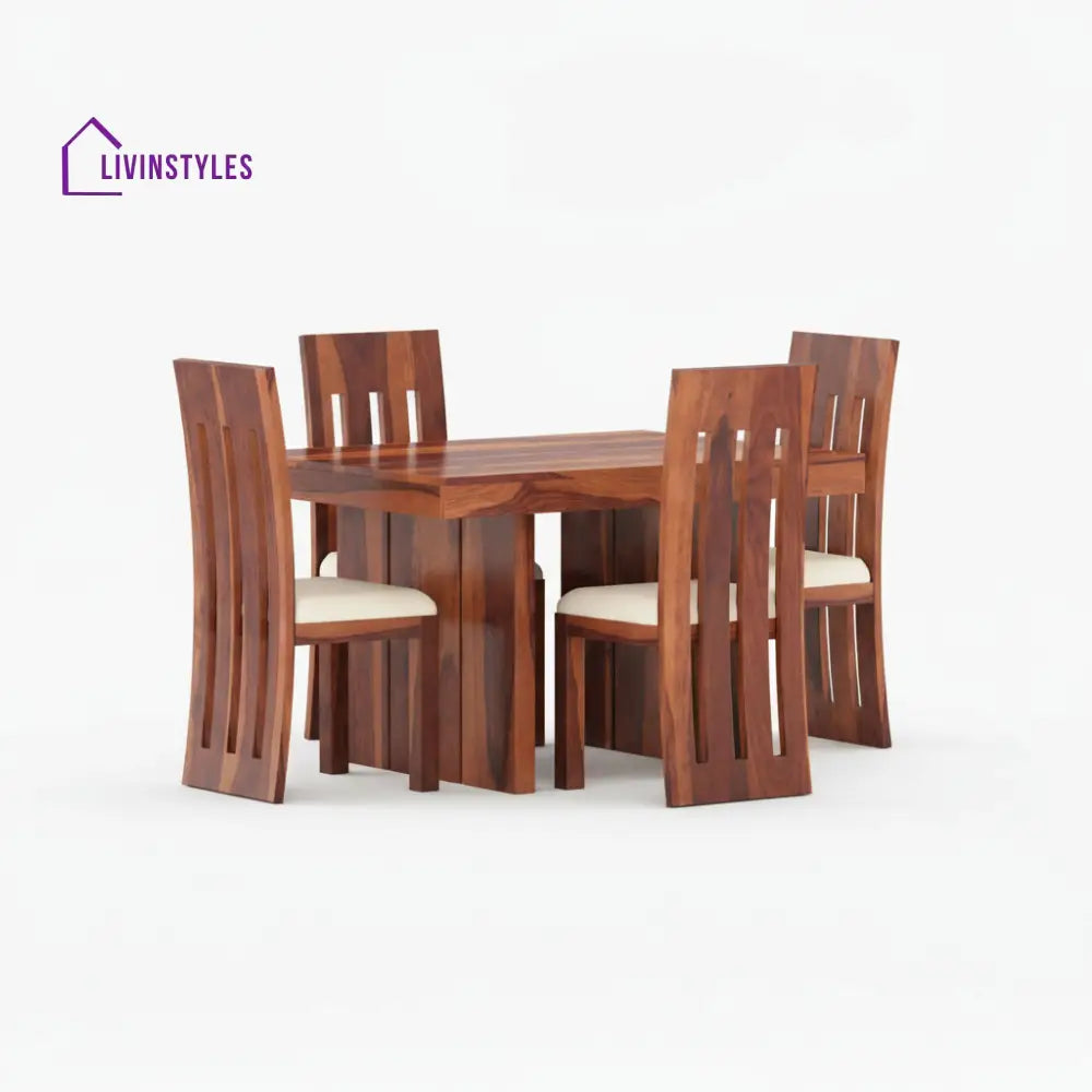 Daniela Sheesham Wood Dining Table Set