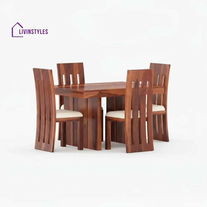 Daniela Sheesham Wood Dining Table Set