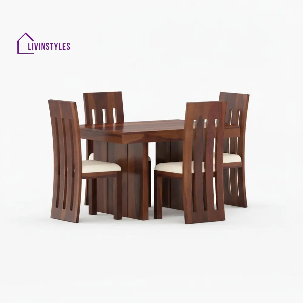 Daniela Sheesham Wood Dining Table Set