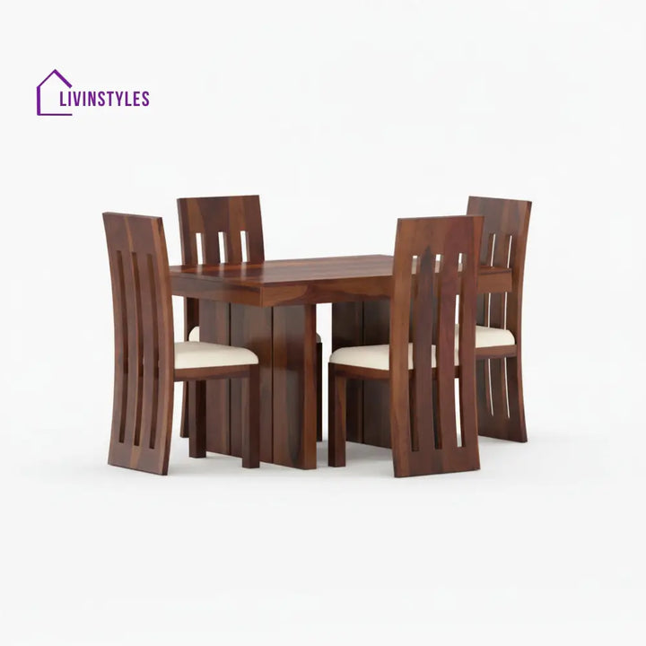 Daniela Sheesham Wood Dining Table Set