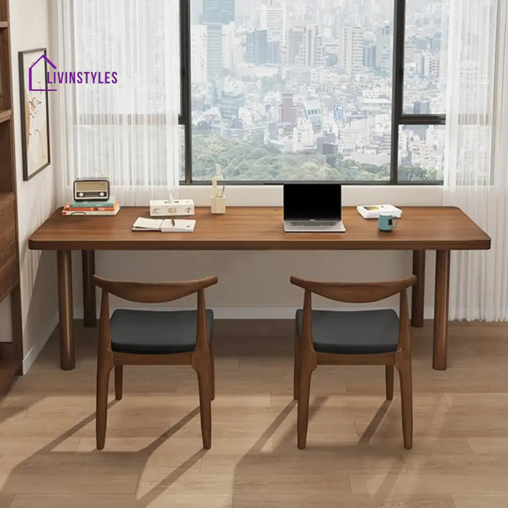 Danila Solid Wood Study Table for Students