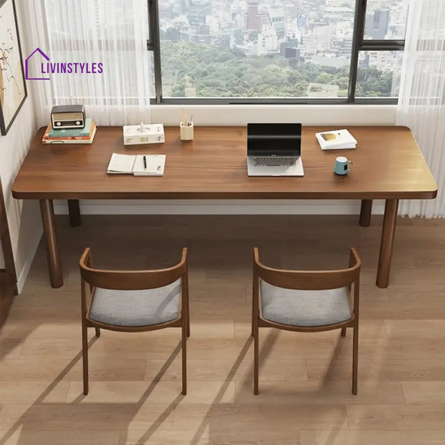 Danila Solid Wood Study Table for Students