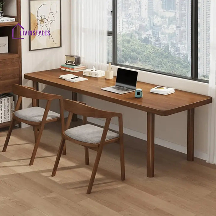 Danila Solid Wood Study Table for Students