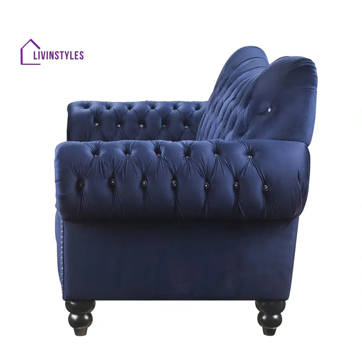 Daria 3 Seater Sofa in blue colour