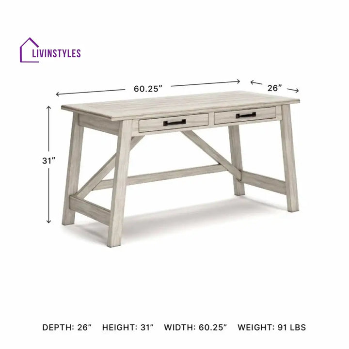 Daria Solid Sheesham Wood Study Table for Students