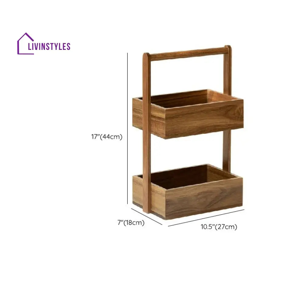 Daria Solid Wood Storage Shelves