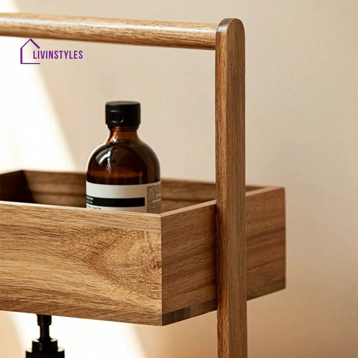 Daria Solid Wood Storage Shelves