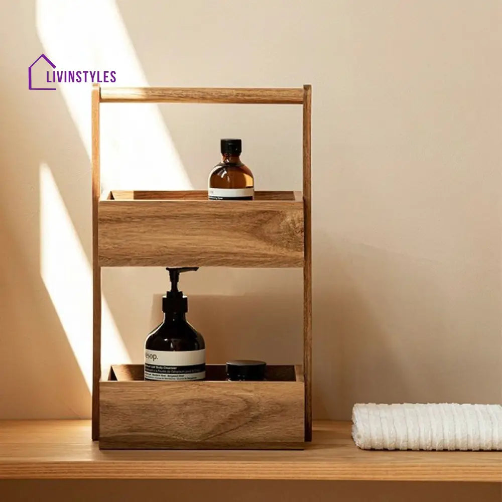 Daria Solid Wood Storage Shelves