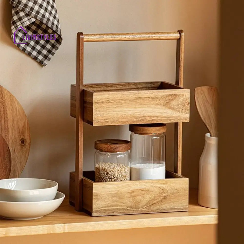 Daria Solid Wood Storage Shelves