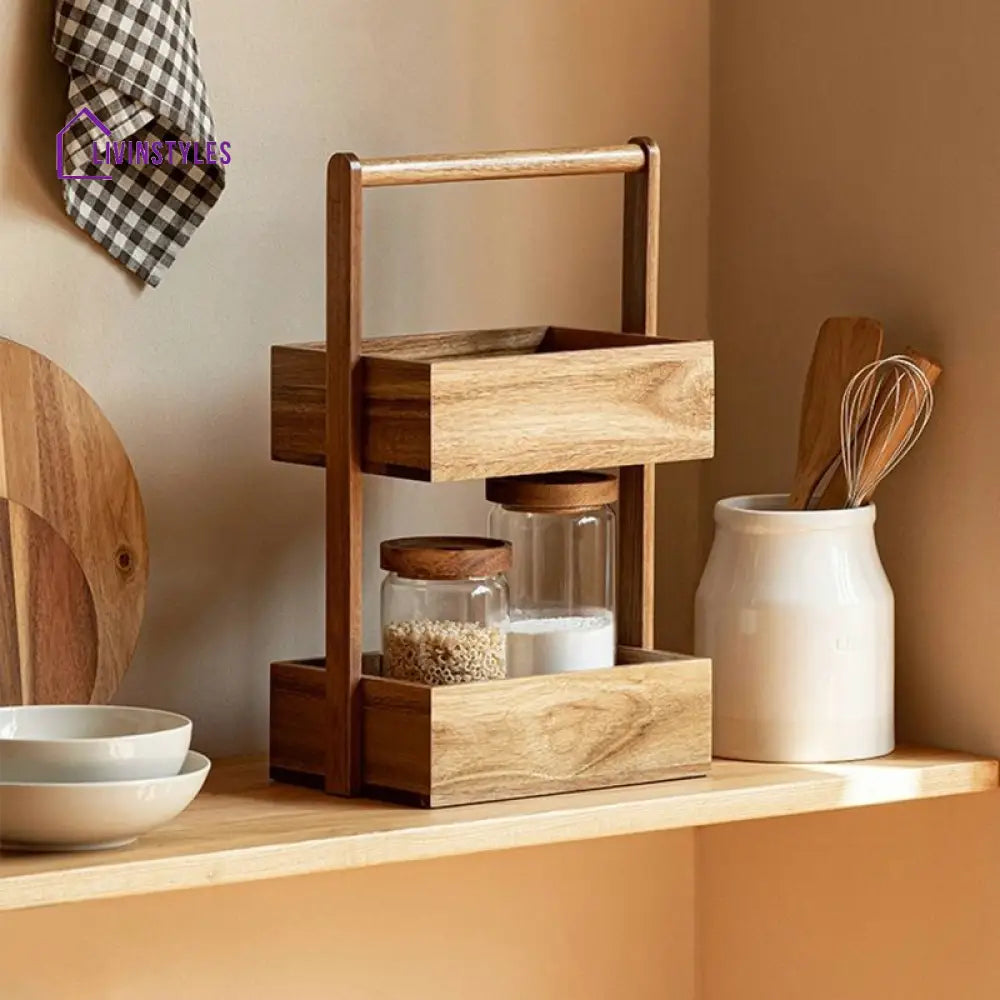 Daria Solid Wood Storage Shelves