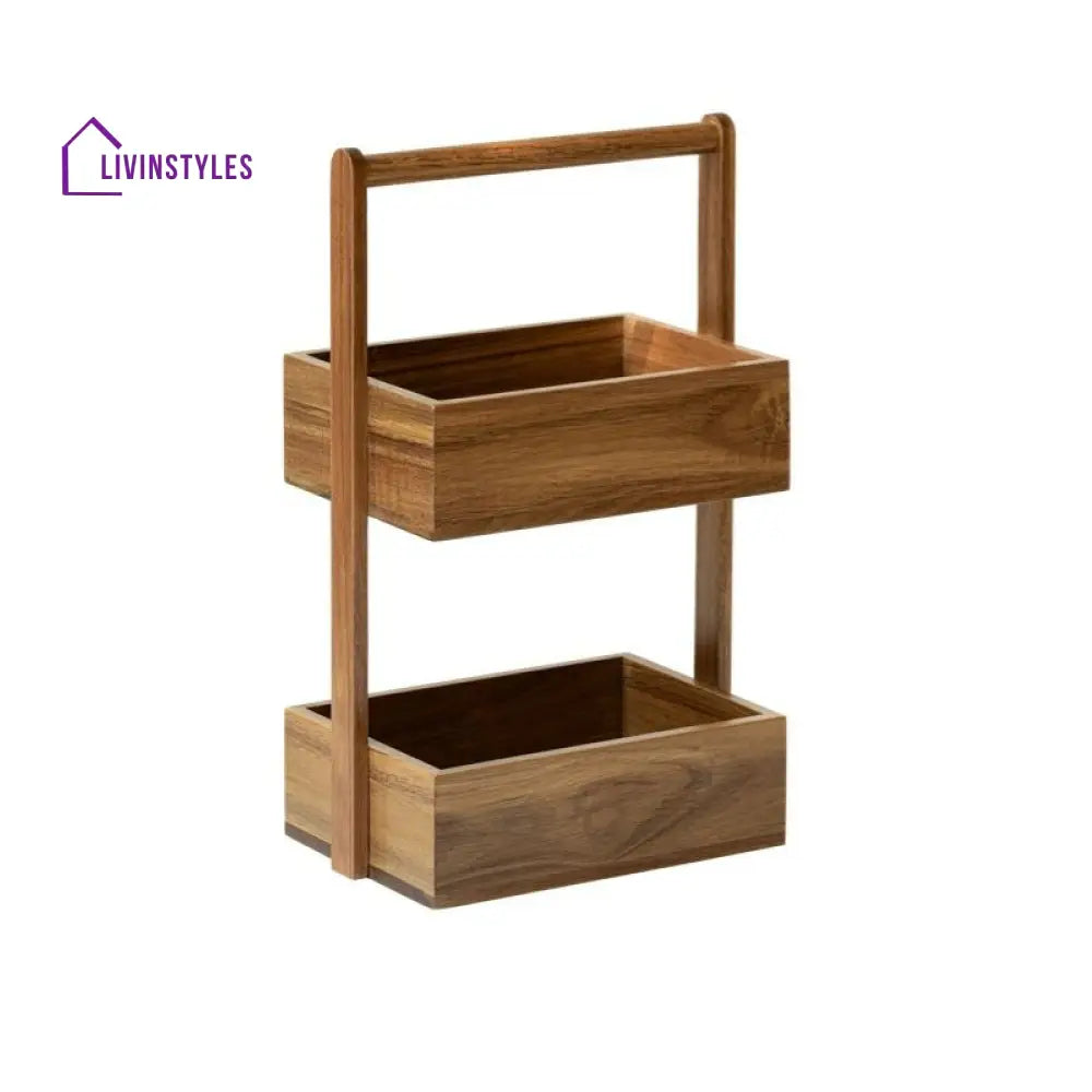 Daria Solid Wood Storage Shelves