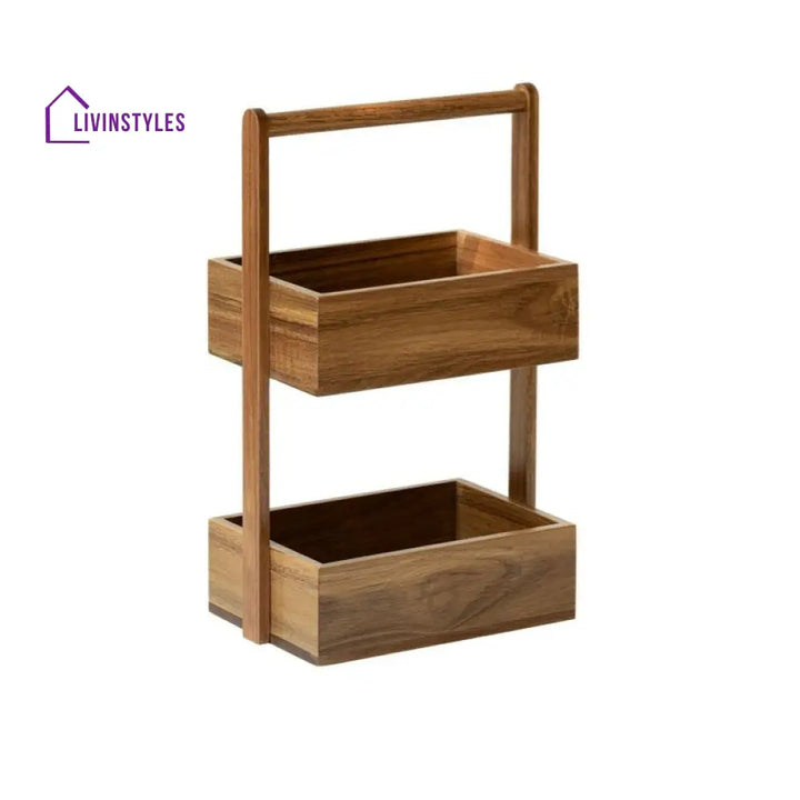 Daria Solid Wood Storage Shelves