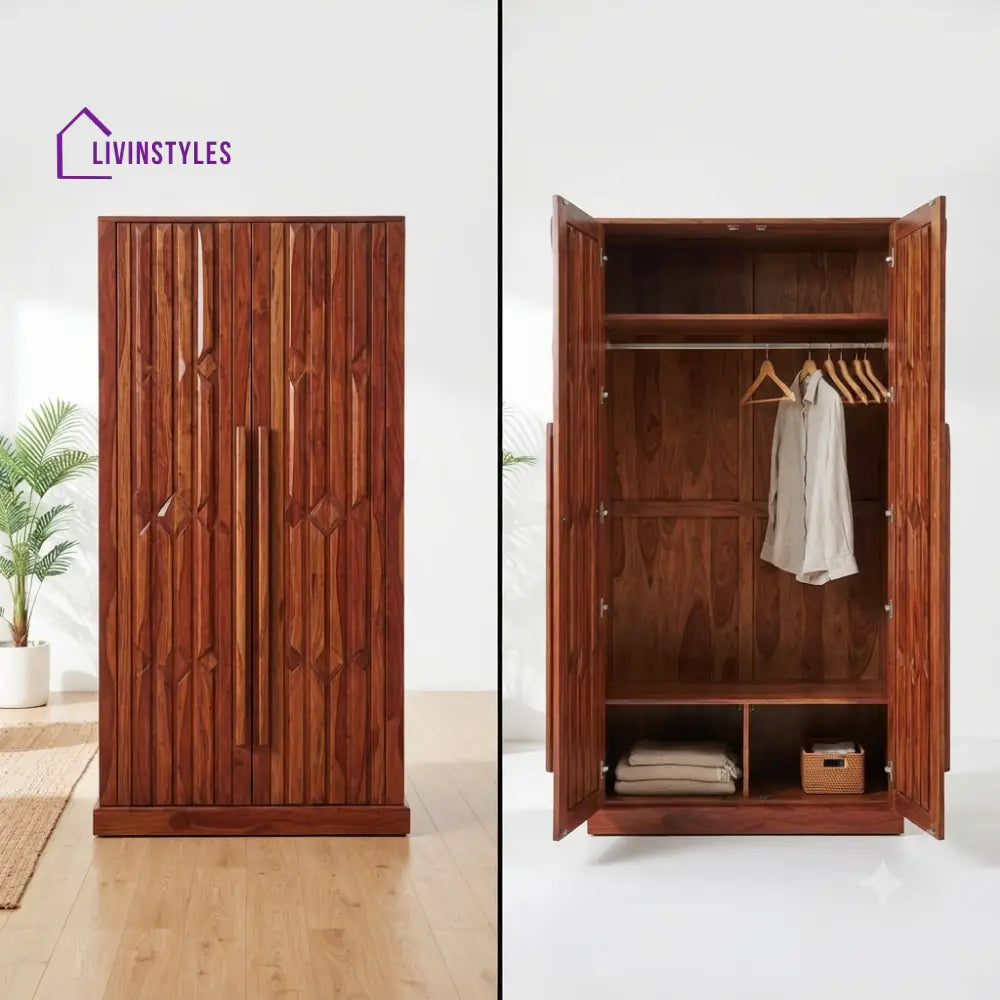 Darshana Wooden Wardrobe for Clothes | Cupboard for Clothes