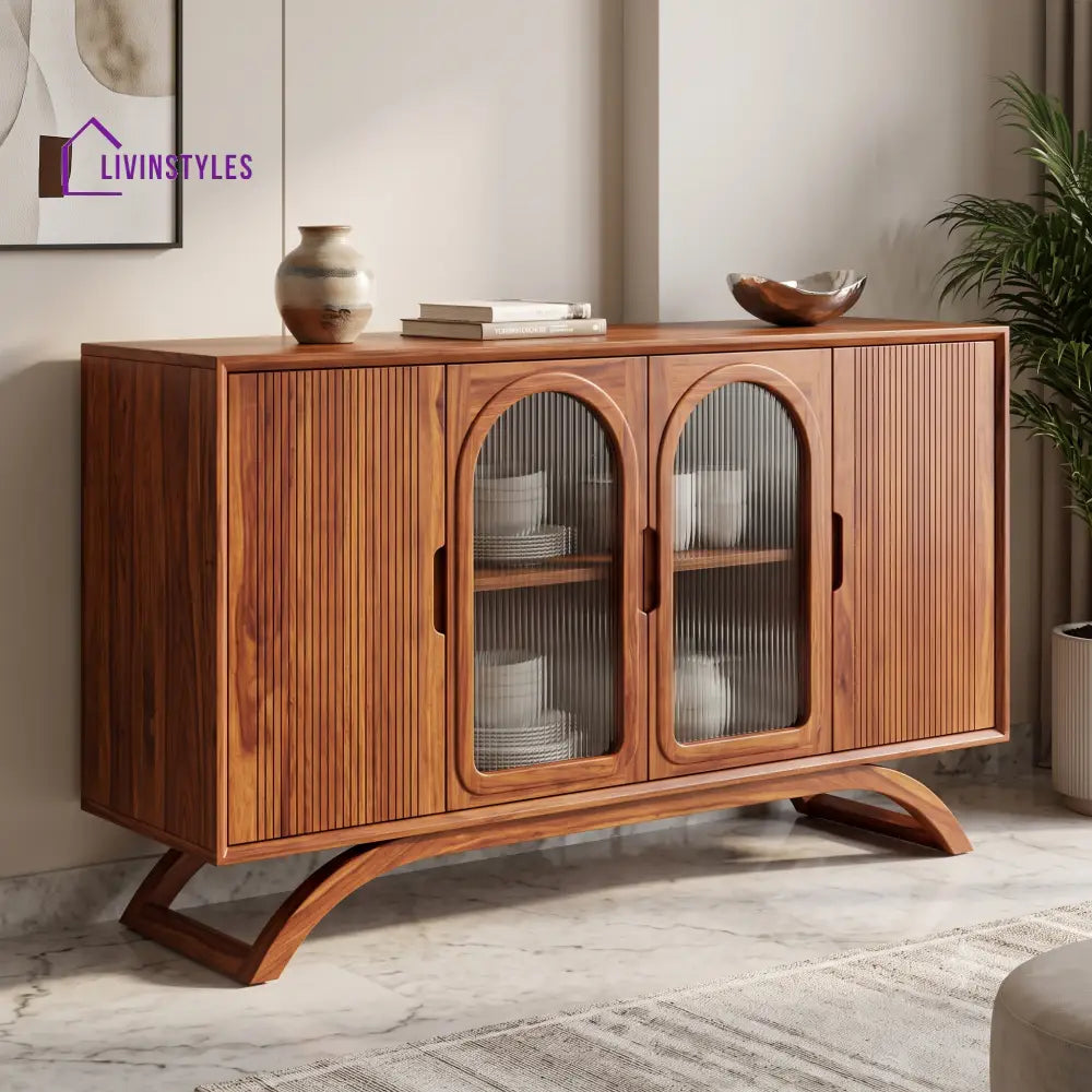 Darshini Premium Sheesham Wood Sideboard and Cabinet for Living Room