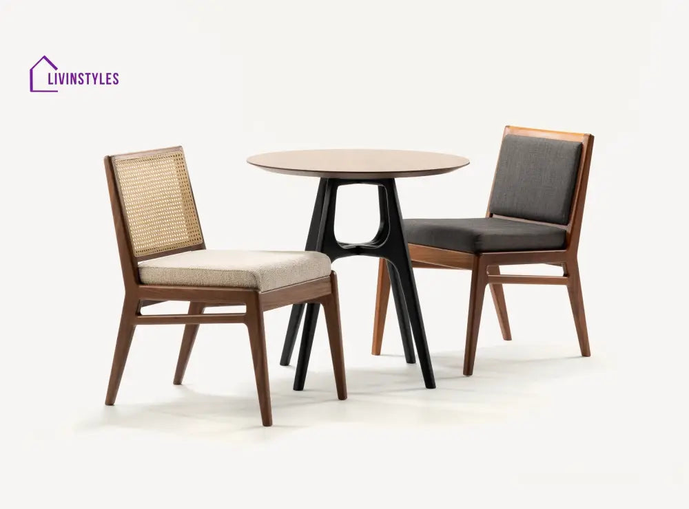 Darya Dining Chair Single Unit / With Upholstery Back / Mango Natural Finish