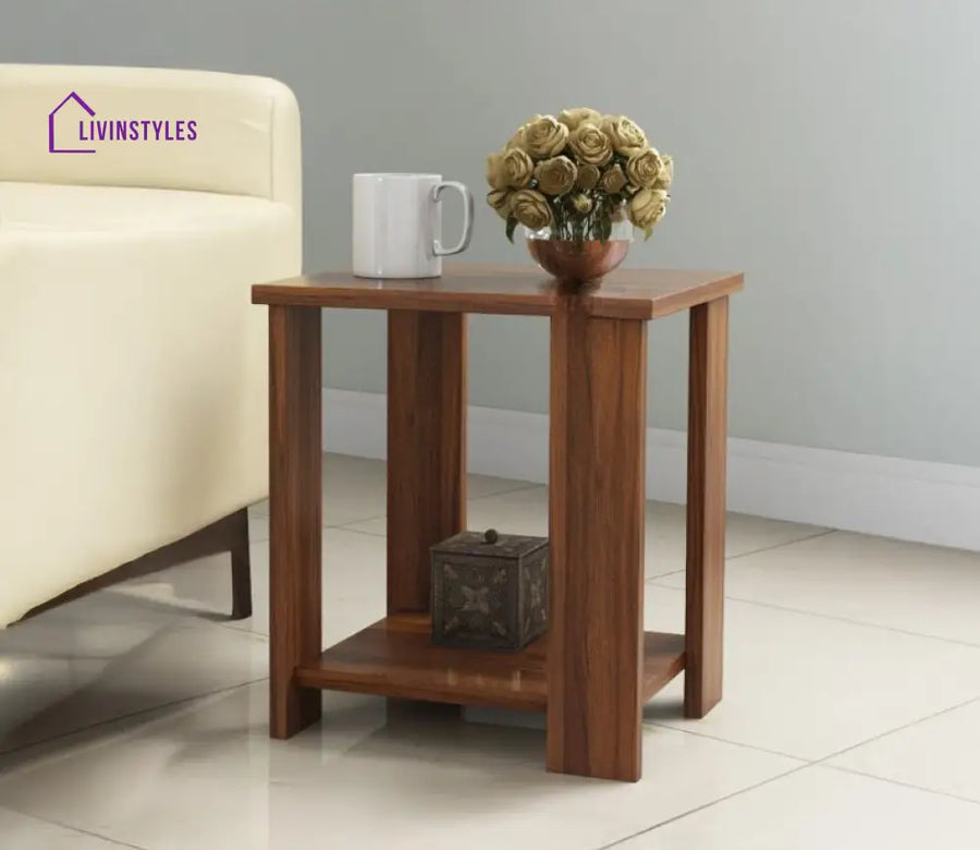 Dasha Square Side End Table for Living Room | Affordable Side Table for Every Living Room