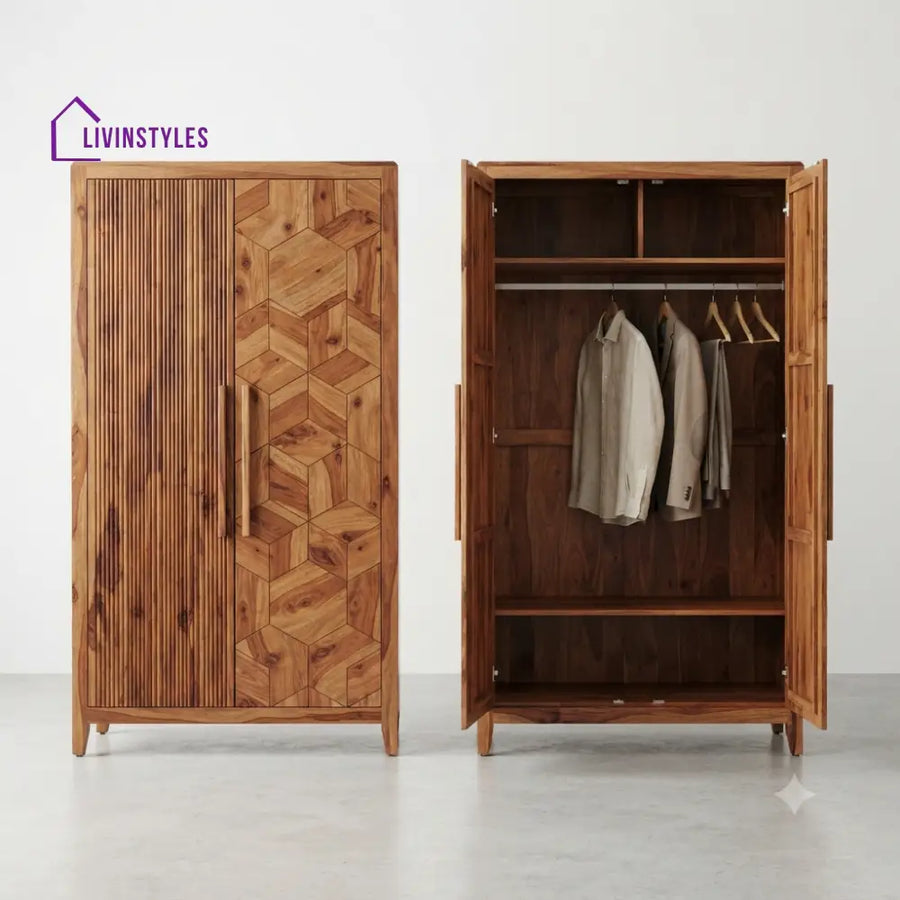 Dayita Wooden Wardrobe for Clothes | Cupboard for Clothes