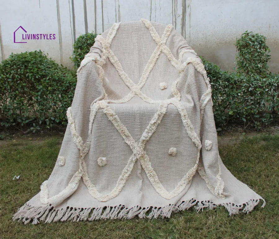Decorative Sofa Tufted Throw Throws & Blankets