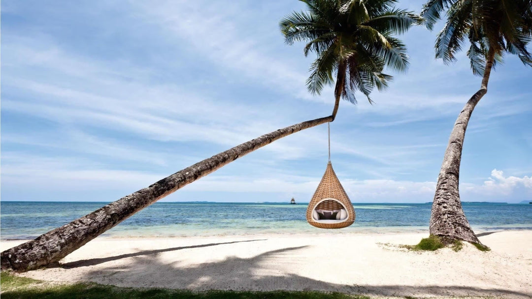 Pepito Three Seater Hanging Swing Without Stand For Balcony, Garden Swing (Honey)