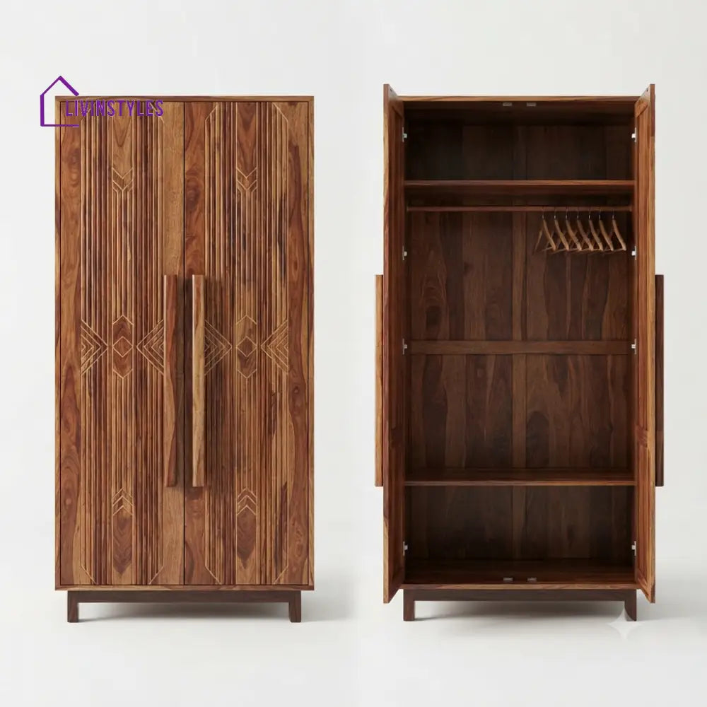 Deeksha Wooden Wardrobe for Clothes | Cupboard for Clothes