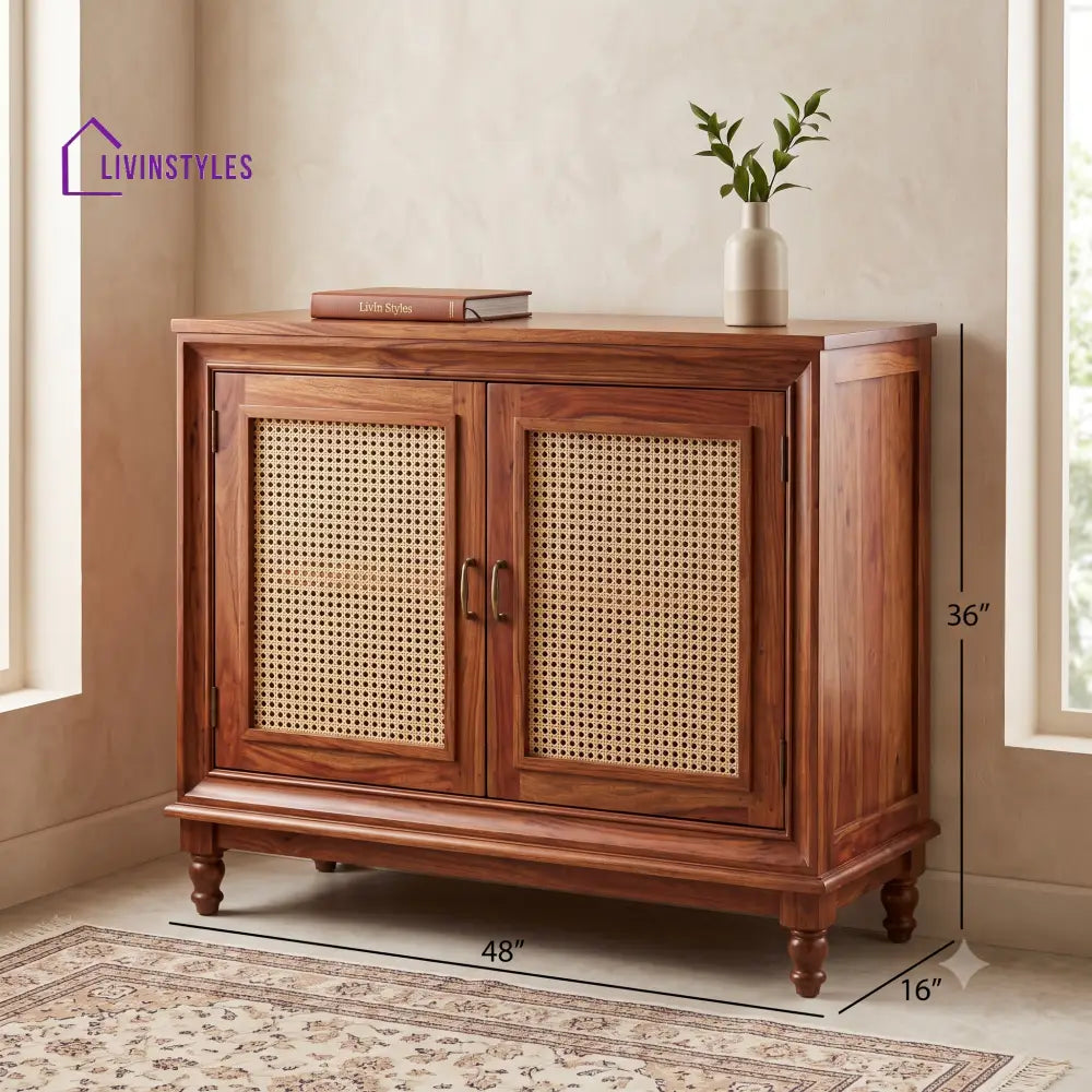 Deepa Sheesham Wood Shoe Rack | Wooden Shoe Cabinet