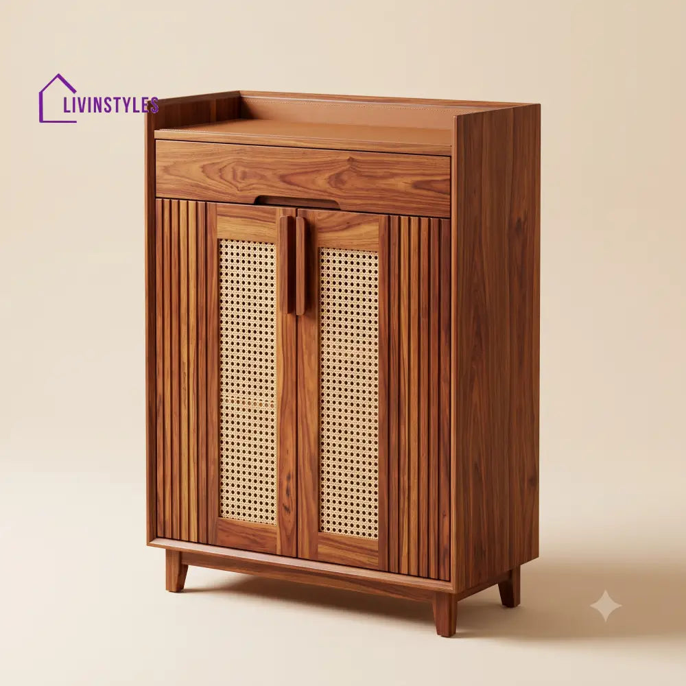 Deepa Wooden Shoe Rack for Home | Shoe Cabinet