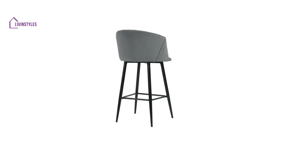 Grey Color Clea Counter Stool
