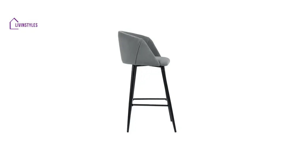 Grey Color Clea Counter Stool