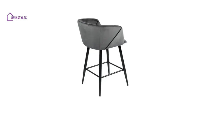Grey Color Clea Counter Stool