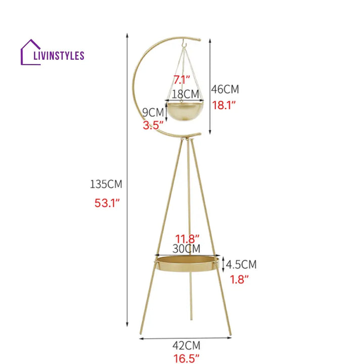 Deepika Metal Plant Stand For Balcony