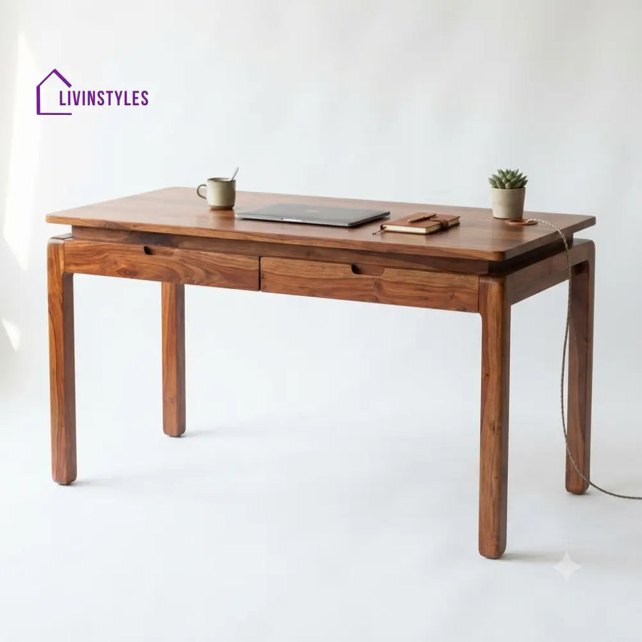 Deepika Sheesham Wood Study Table for Home | Wooden Study Table