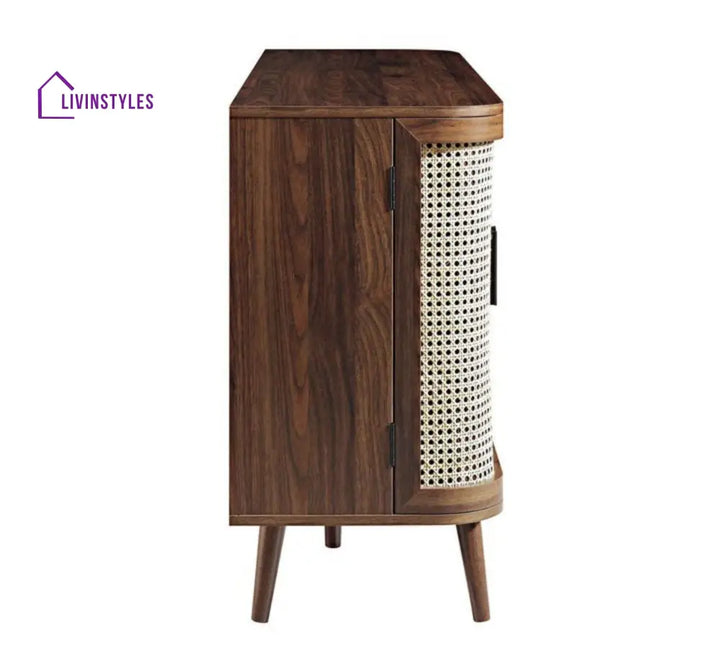 Demyan Wooden 4.5FT Console Sideboard