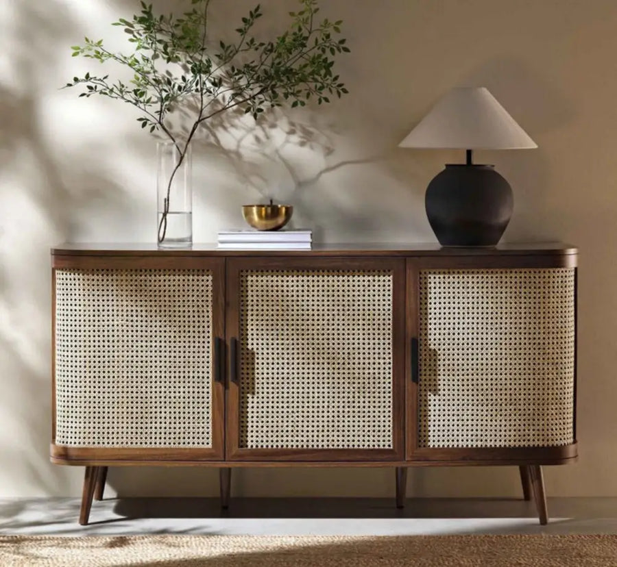 Demyan Wooden 4.5FT Console Sideboard