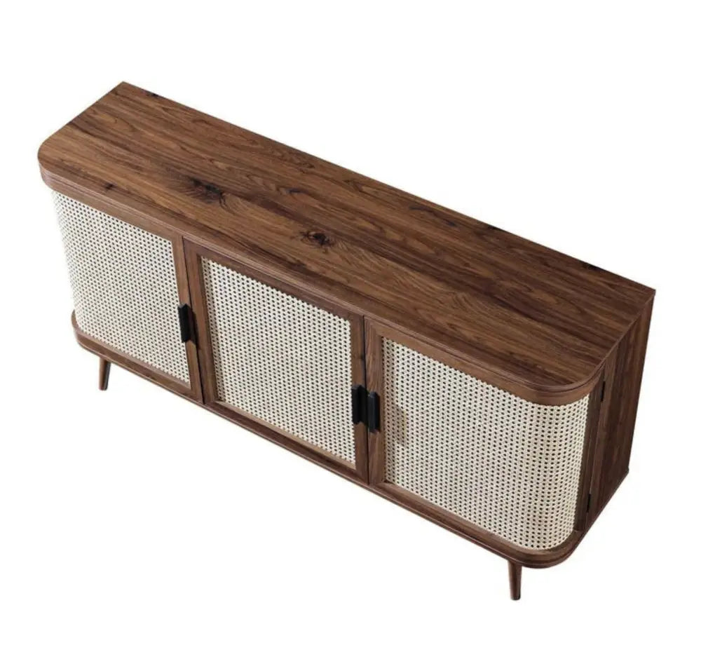Demyan Wooden 4.5FT Console Sideboard