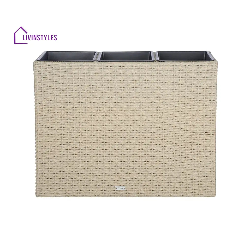 Denis Outdoor Wicker Planters For Garden Balcony - Planter