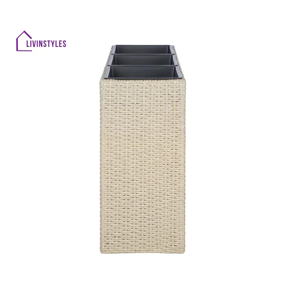 Denis Outdoor Wicker Planters For Garden Balcony - Planter