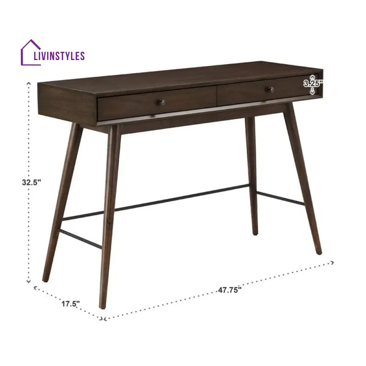 Denis Solid Sheesham Wood Study Table for Students
